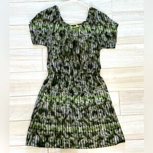 Gianni Bini green print dress